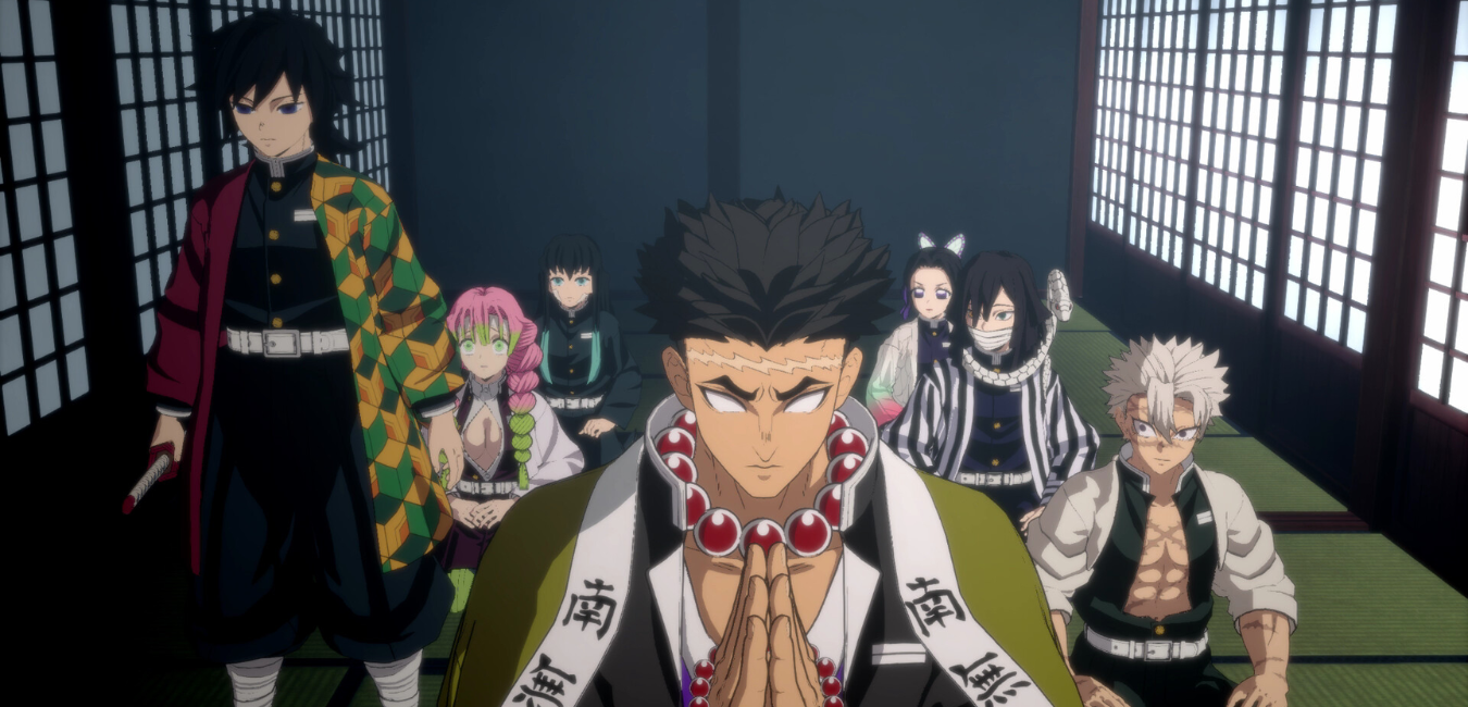 Imagem do trailer de Demon Slayer: The Hinokami Chronicles 2 com Muzan em destaque no Modo VS.